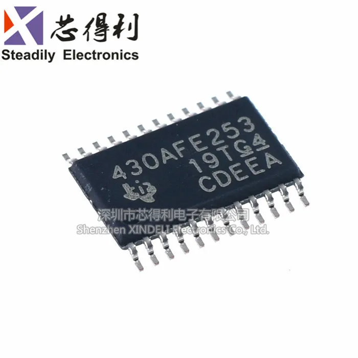 

10 шт./лот Новый и оригинальный MSP430AFE253IPWR TSSOP-24 16-битный микропроцессор