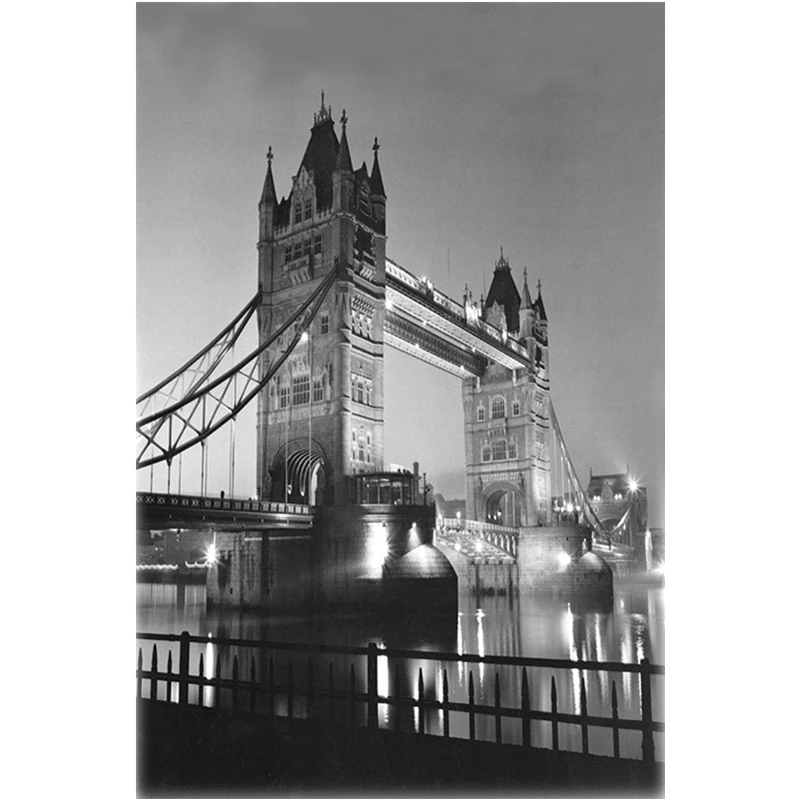 

Modern Night Neon And City Buildings Decoration Picture Oil Painting Sofa Wall Art Posters Canvas Living Room Bedroom Caf Decor