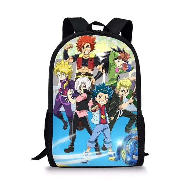 as picture Тикин школьный рюкзак для детей мультфильм Beyblade Burst печатных подростков девочек мальчиков школьная сумка студентов Милая Книга сумка - Цвет: as picture