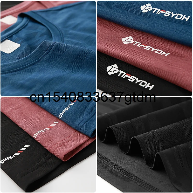 

Summer 2021 new young men's fattening plus size round neck quick drying short sleeve men's fat short sleeve T-shirt