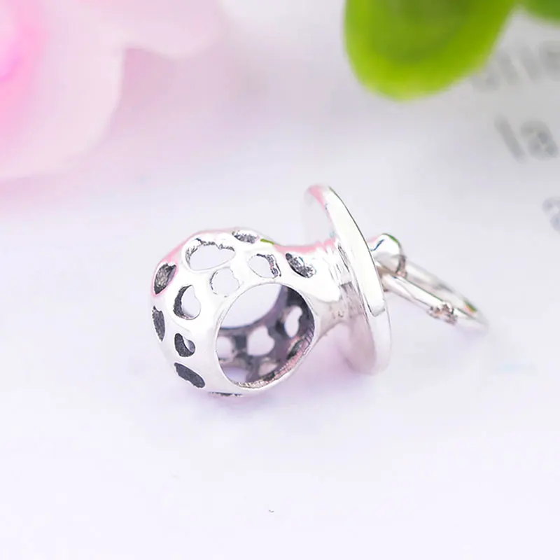 Подходит оригинальный браслет шарма Аутентичные 925 Серебряные ажурные соски для