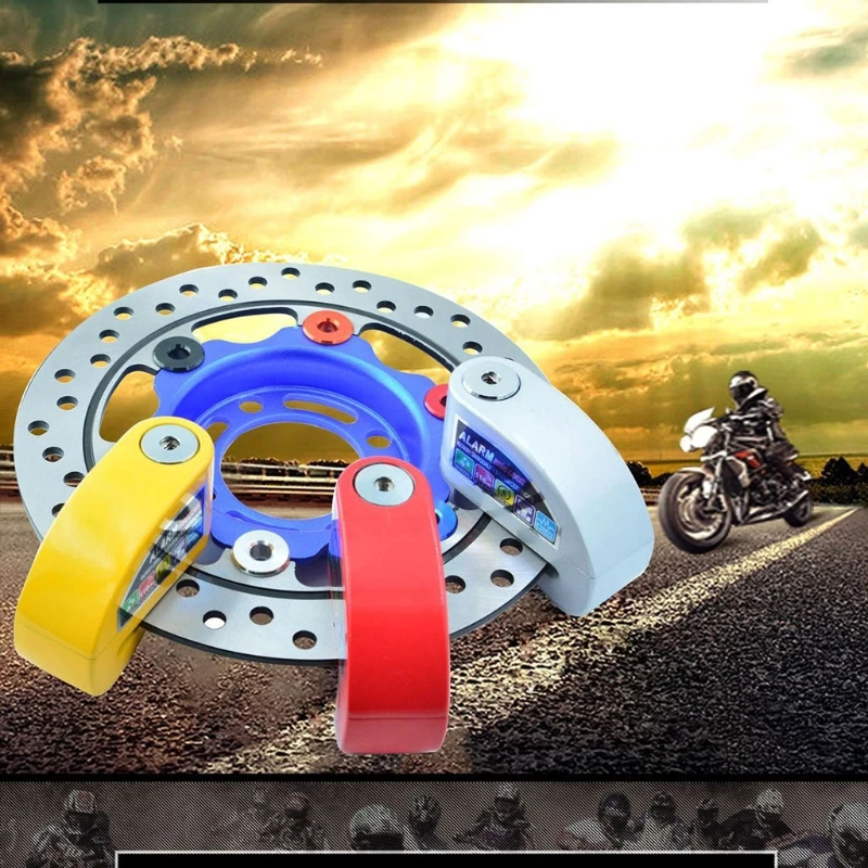 

U90C Commonly Used Motorcycle Alarm Lock Electric Bicycle Anti-theft Disc Brake Lock Aluminum Alloy Security Lock