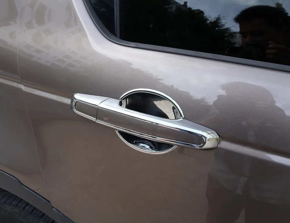 ABS Наружная ручка двери автомобиля крышка рамка отделка 4 шт для обнаружения