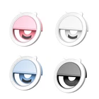 Универсальный USB светодиодный селфи лампа мобильный телефон объектив портативная Кольцевая вспышка 36 светодиодов светящееся кольцо свет клип для IPhone 8 7 6 Plus Samsung