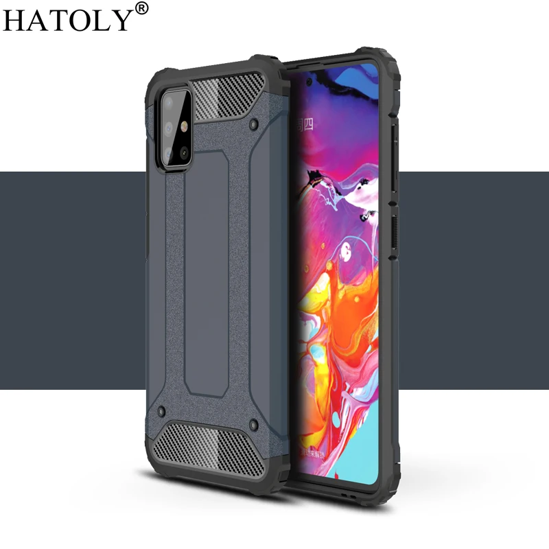 Чехол для Samsung Galaxy A71 противоударный прочный армированный чехол-бампер