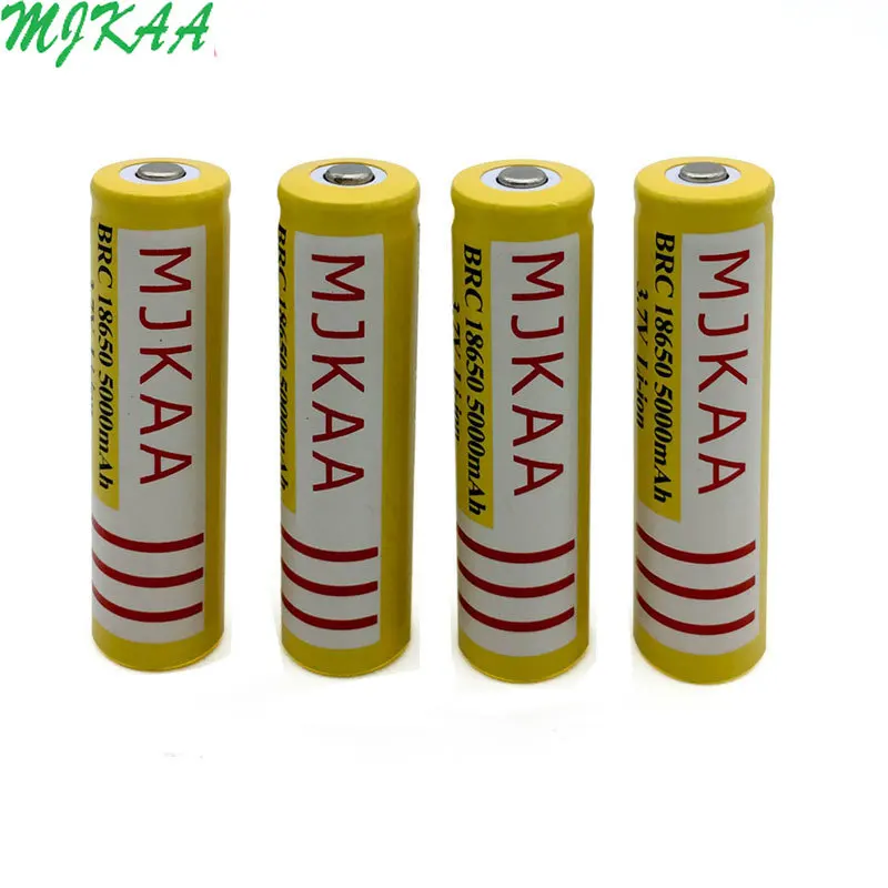 18650 3,7 V 5000mAh MJKAA литий-ионная аккумуляторная батарея большой емкости T6 фонарик источник налобный фонарь