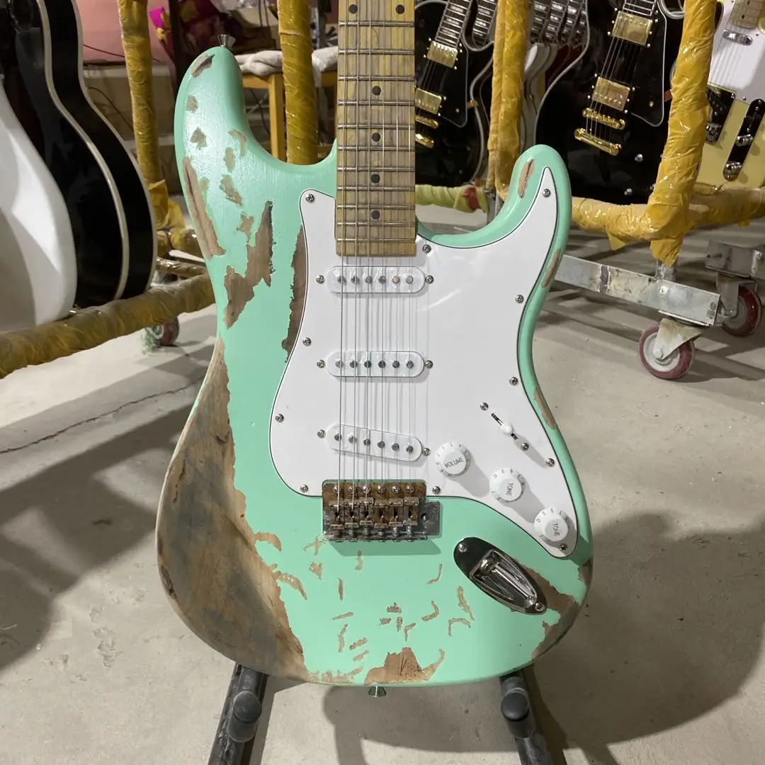 Гитара электрическая для пожилых людей гитара из травы зеленого - Цена: 19203.35