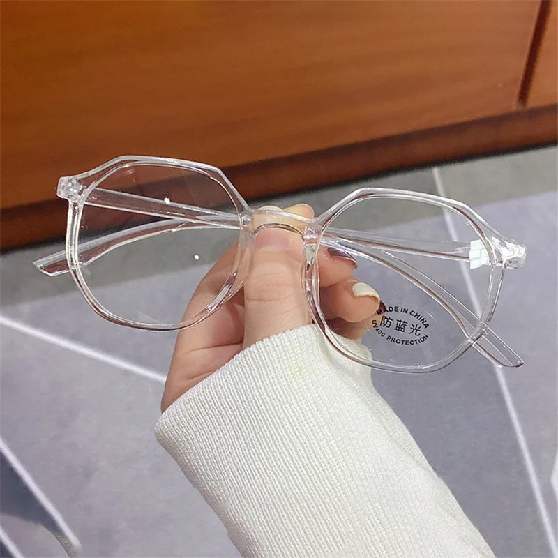 

New Anti Blue Light Blocking Glasses Women Ultralight PC Frame Transparent Men Eyeglasse Filter Reduces Eye Computer Female Male