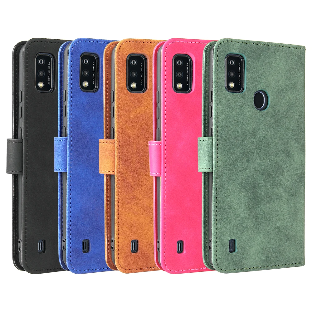 

Flip Leather Case For ZTE Blade A51 Case Wallet Book Cover For ZTE Blade A51 BladeA51 A 51 Cover Magnetic Phone Bag