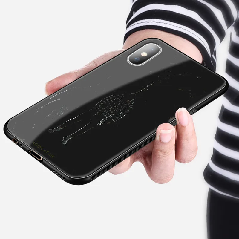 Силиконовый чехол XXXTENTACION Rapper RIP из закаленного стекла для apple iPhone 6 6s 7 8 Plus X XR XS 11 Pro