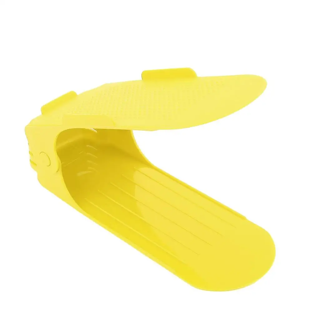 yellow Модные стеллажи для обуви, современный двойной стеллаж для хранения обуви, удобная подставка для обуви в гостиной, органайзер для обуви - Цвет: yellow