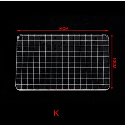 K. 16x10cm Rectangle Акриловый блок для прозрачного штампа, необходимые инструменты для штамповки для скрапбукинга, рукоделия, штампы для изготовления прозрачных уплотнительных ручек, блоки - Цвет: K. 16x10cm Rectangle