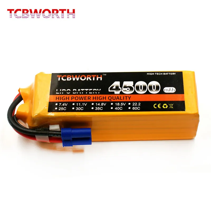 Батареи TCBWORTH 6S 22 2 V 4500mAh 25C 35C 60C RC Drone LiPo Battery Burst 50C 70C 120C для РУ самолет квадротор