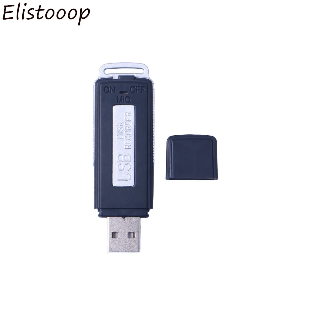 Elitooop перезаряжаемый мини диктофон 70Hr WAV аудио ручка цифровой USB Gravadorone