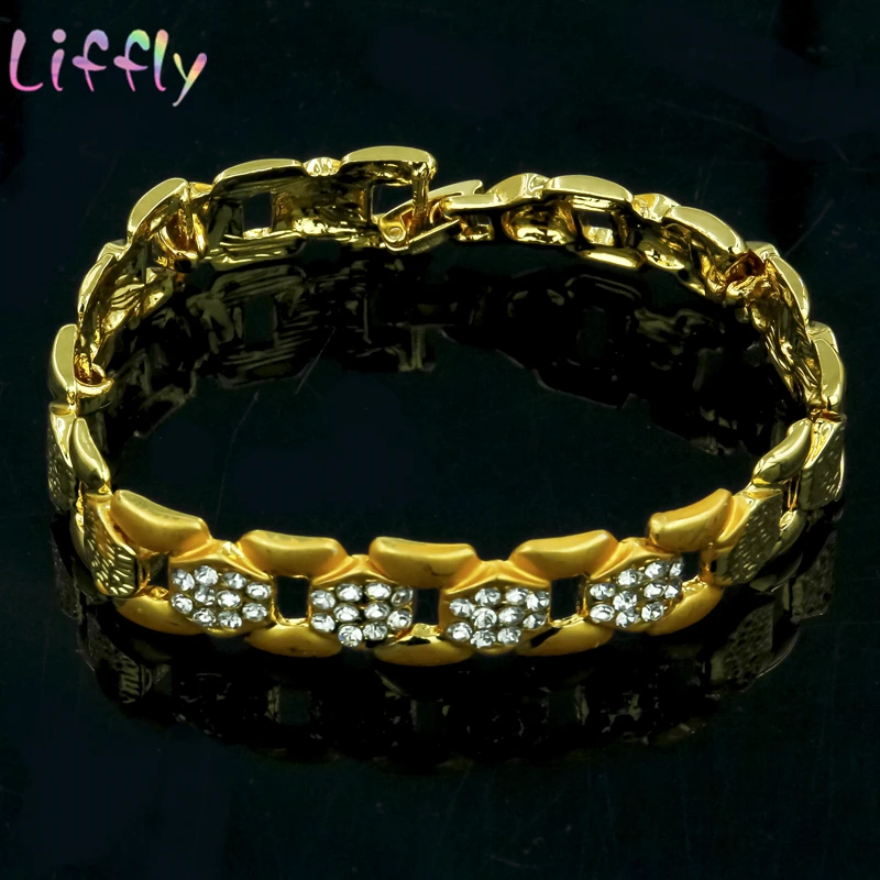 Дубай золотые Ювелирные наборы для женщин Кристалл ювелирные изделия