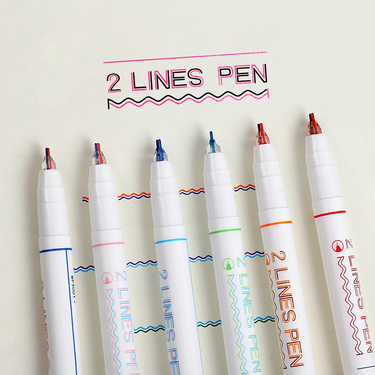 

JIANWU Creative Cute Double Lines Art Markers Pen Marker Fineliner Calligraphy Lettering Pen journal pen Drawing Pens