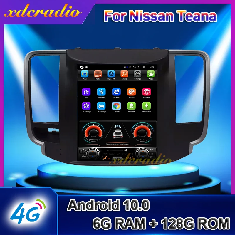 Автомагнитола Xdcradio 10 4 дюйма Android 0 для Nissan Teana Altima автомобильный радиоприемник DVD