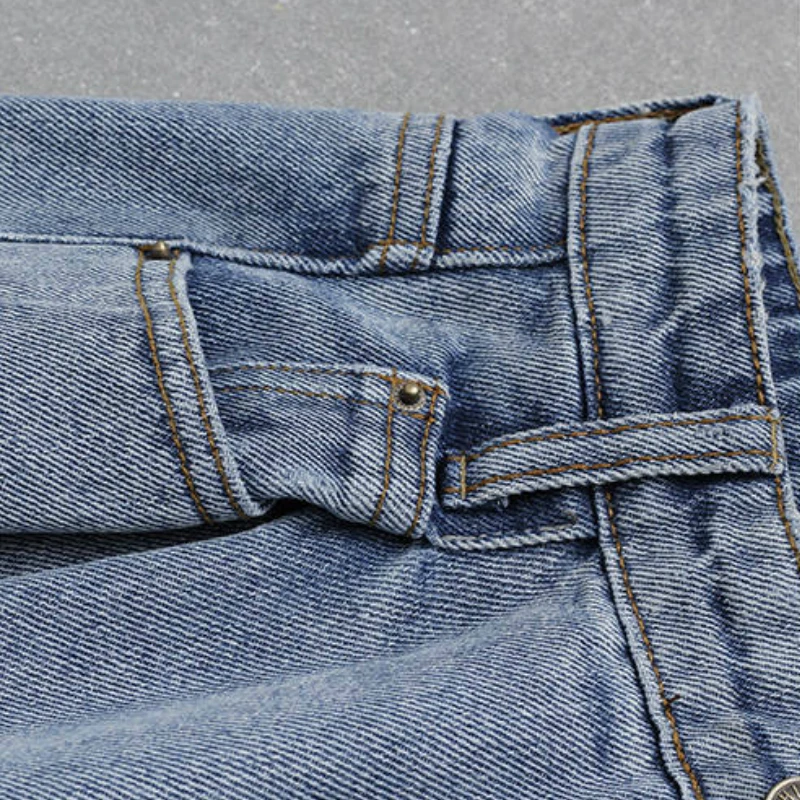 

Jeans Women Simple High Elasticity Pocket Simple Loose Womens Wide Leg Denim Trousers Harajuku Ins Autumn Streetwear Fashion