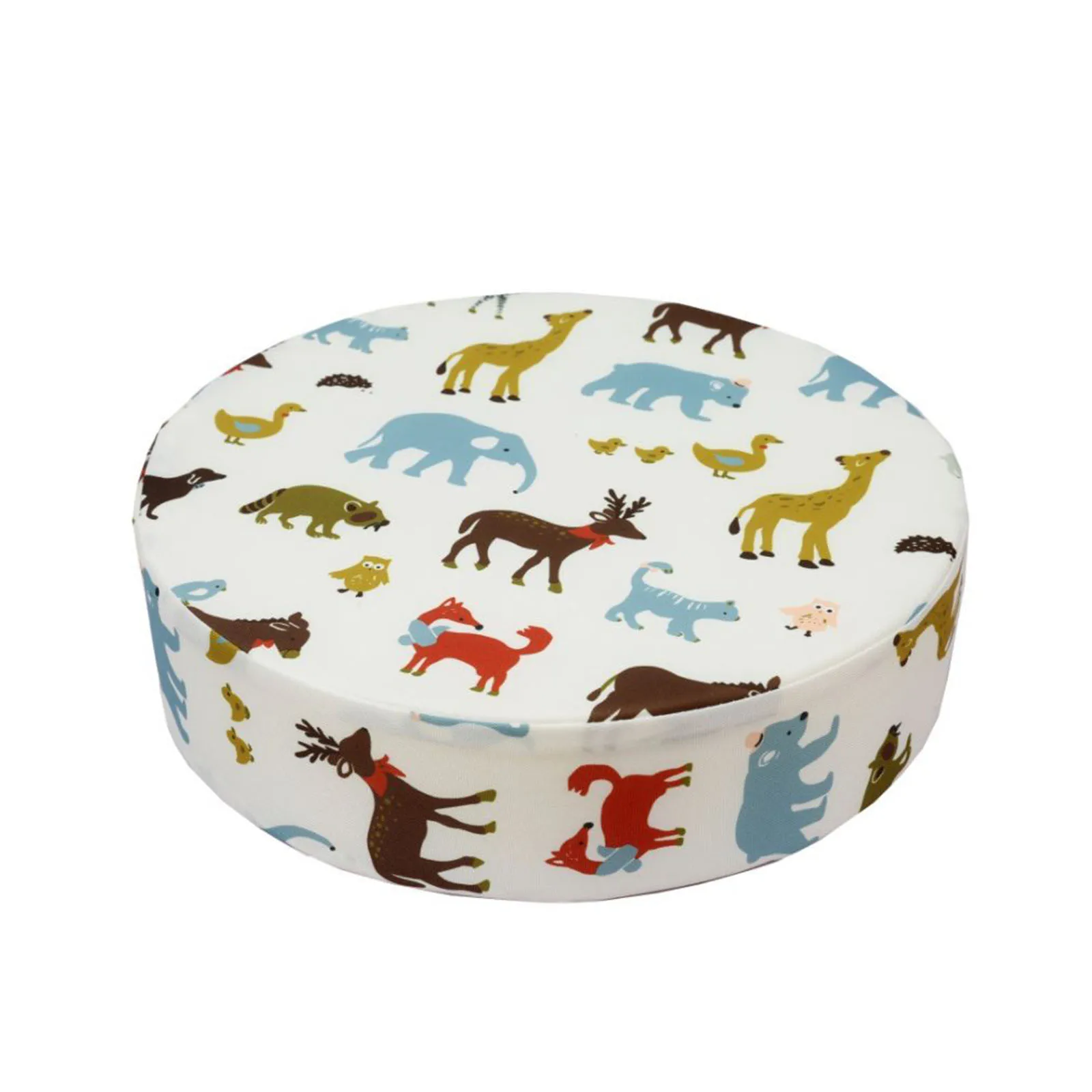 Child Adjustable Bandage Cute Print Round Shape Seat Cushion with Non-slip Bottom |