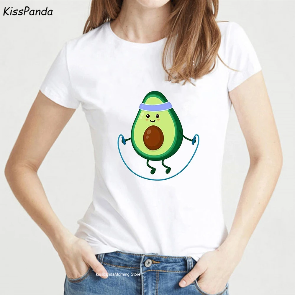 Женская футболка с карманом EnjoytheSpirit забавная Футболка принтом авокадо Vegan Food
