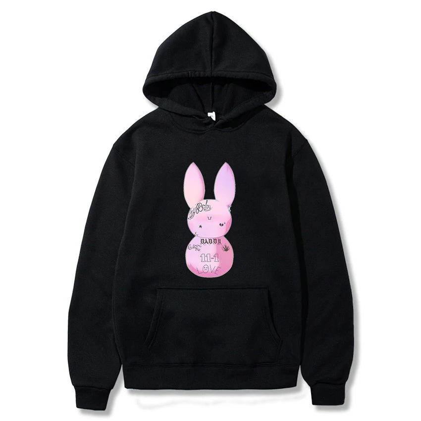 

Lil Peep Hoody Hell Boy Cry Baby Hoodies Kawaii Rabbit Graphic Print Sweatshirts Women Fashion Casual Tops Female Autumn Clothes