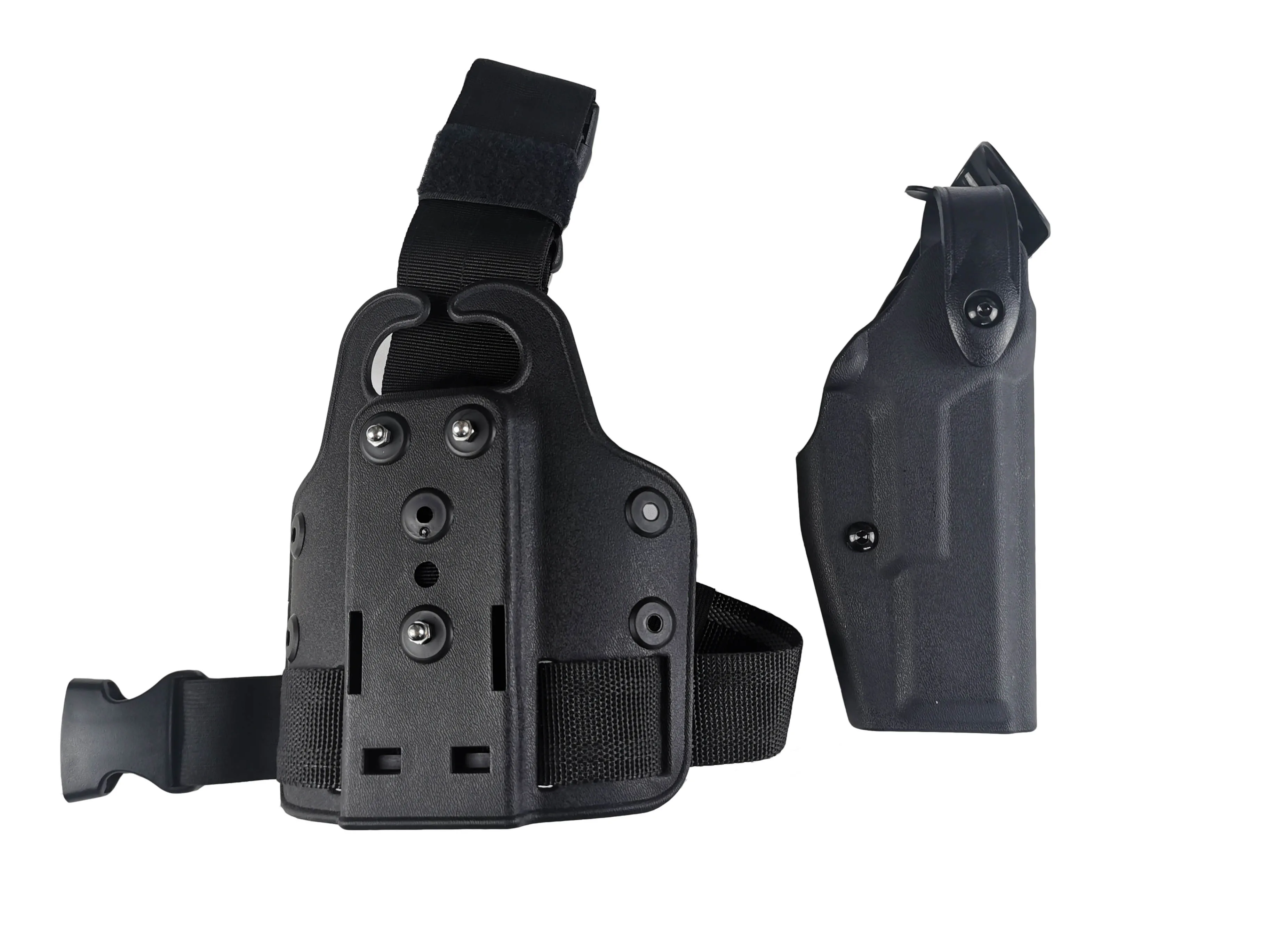 Airsoft Safarilands пистолет Glock17 19 22 23 31 Ремень Кобуры вспышка светильник для правой руки использовать ножной кобура светильник подшипник glock кобура