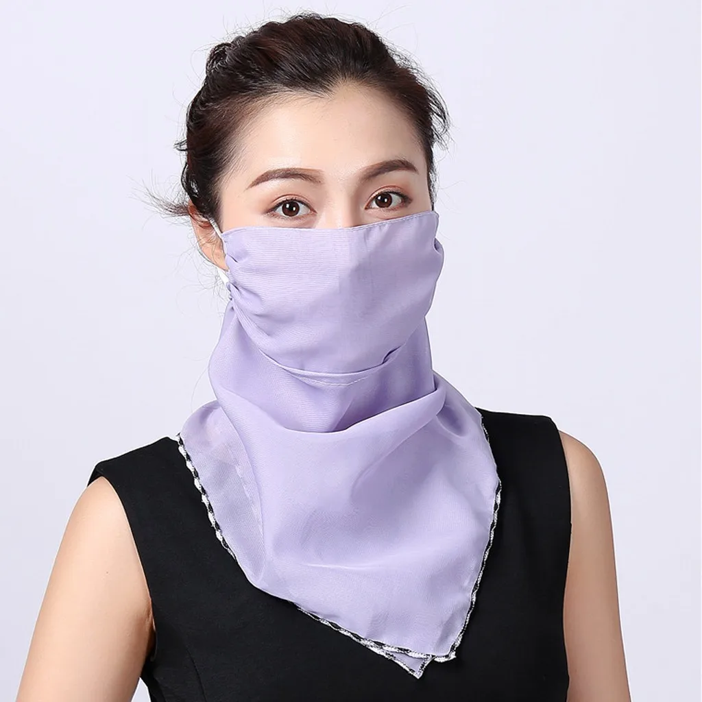 30 # шифоновый шарф для модных женщин солнцезащитный защитный пылезащитный шейный