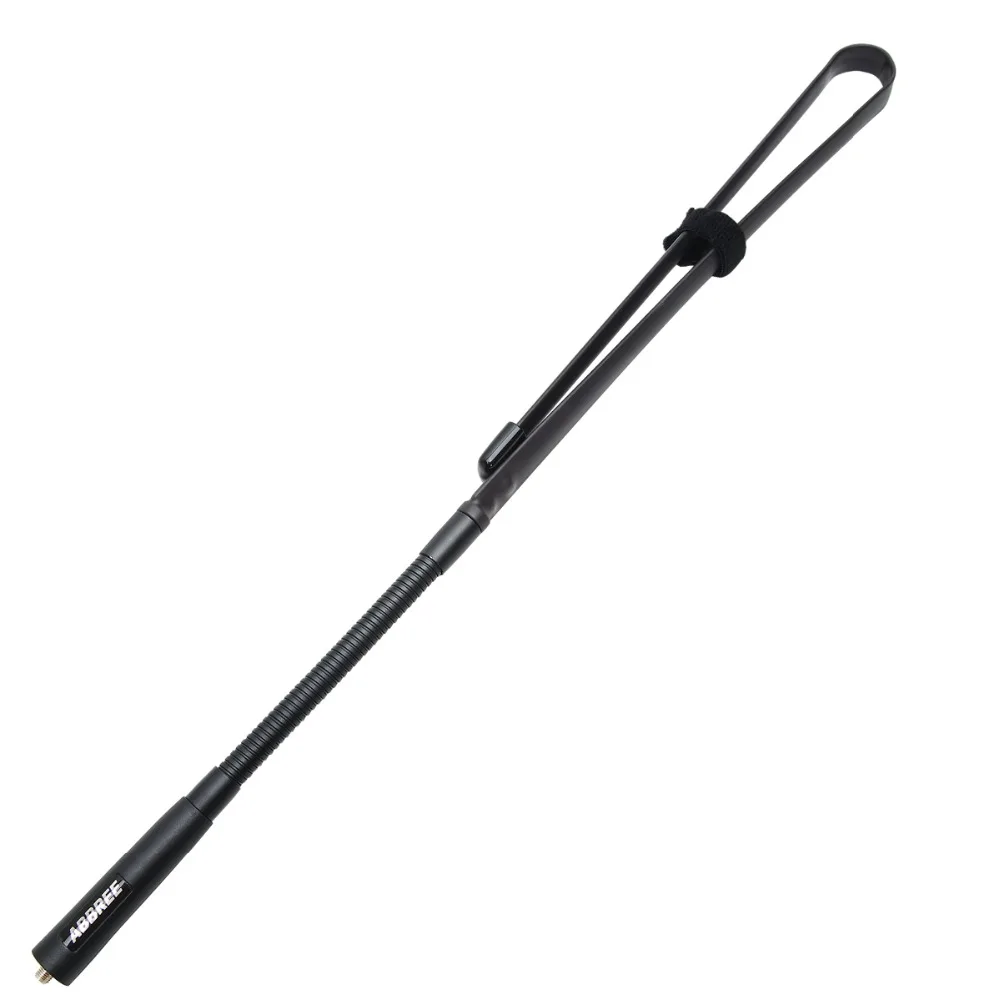 ABBREE AR-152G Gooseneck 88 см SMA-Female 144/430 МГц VHF UHF Двухдиапазонная тактическая антенна для Baofeng UV-5R UV-82 рация