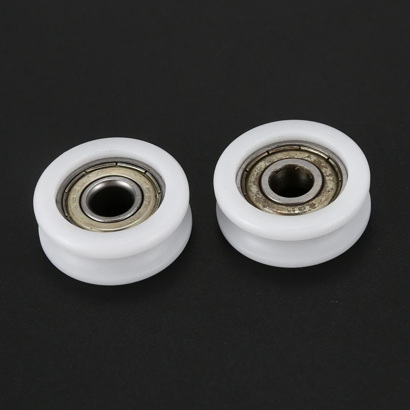 5 шт. стальной 608 U паз направляющий шкив герметичный рельсовый шариковый