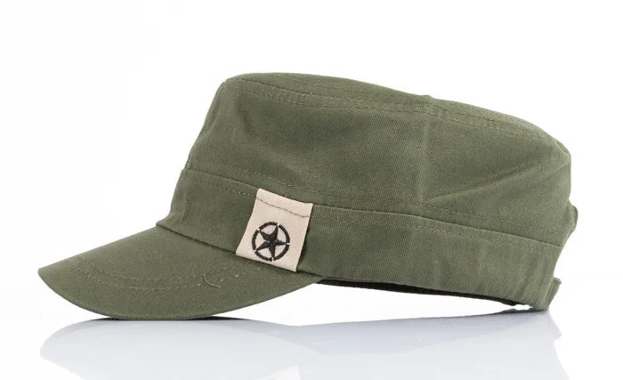 Мужская и женская кепка ZLD винтажная Кепка в стиле милитари на плоской подошве