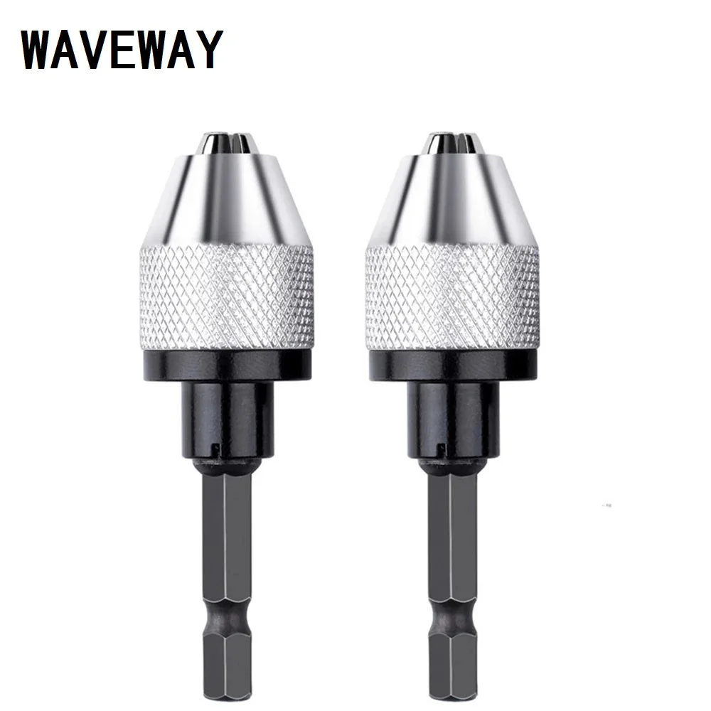 

Шестигранные сверла адаптер Быстрозажимной патрон вала зажим 0,3-6 мм Электрический моторный вал Мини патрон приспособление 1/4 ''Hex хвостовик...