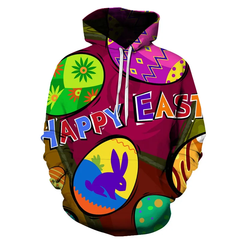 Толстовка с капюшоном в виде Пасхальных Кроликов для мужчин и женщин - купить по