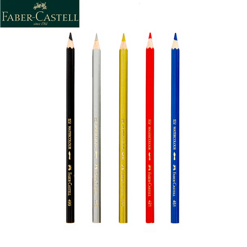 1 шт. водорастворимый цветной карандаш Faber Castell 72 цвета на выбор художественная
