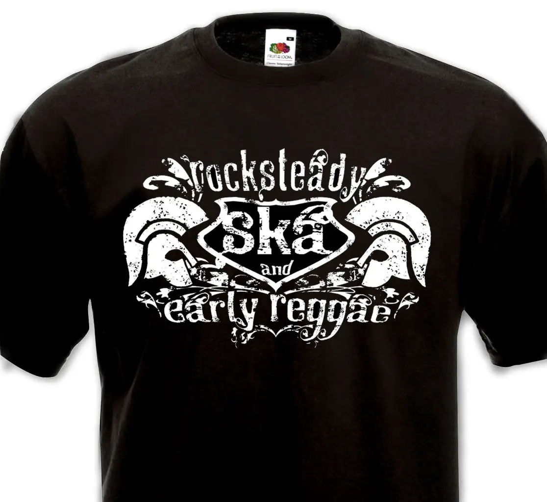 Футболка Rocksteady СКА ранняя регги студия один грубой мальчик Skinhead 60'S troyan Новая