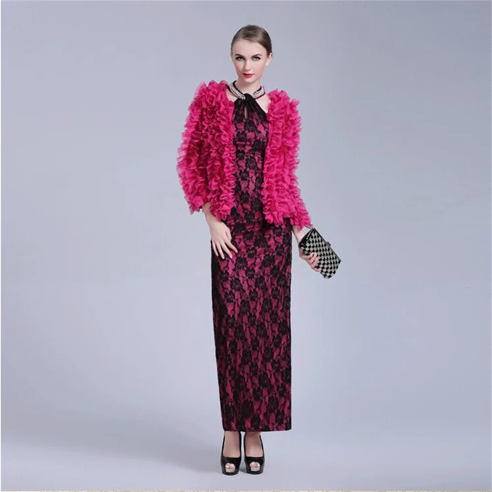 

Chinese National Long Cheongsam Plus Size Sexy Women Halter Dresses Qipao Split Lace Party Cheongsams Dress