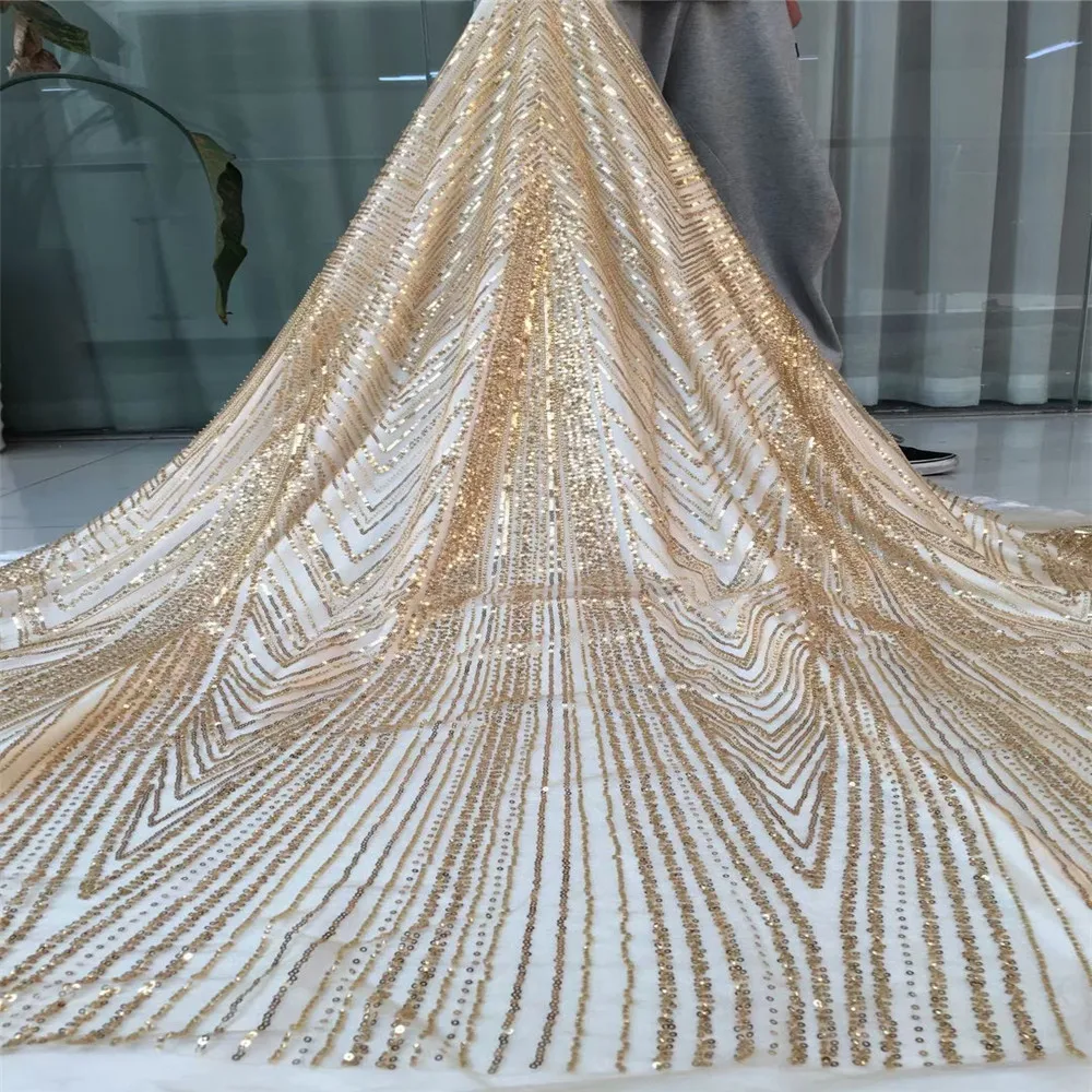 

Latest Nigerian Lace Fabrics Fashion Women African Guipure Lace Cotton Swiss Embroidery Cord Fabrics For Wedding YF28