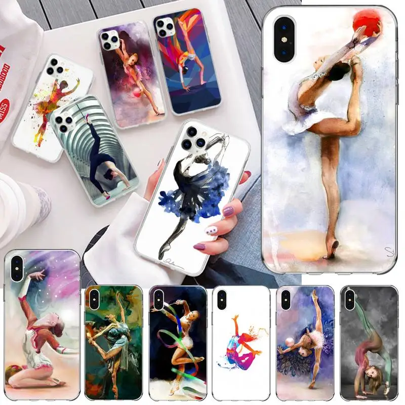 Чехол для телефона с изображением любовной гимнастики маслом для iphone 12 pro max mini 11 pro XS MAX 8 7 6 6S Plus X 5S SE 2020 XR