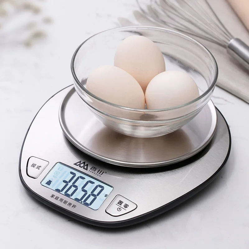 Xiaomi-b&aacute;scula electr&oacute;nica de cocina Mijia Xiangshan EK518, balanza de acero inoxidable con sensor de alta precisi&oacute;n-1