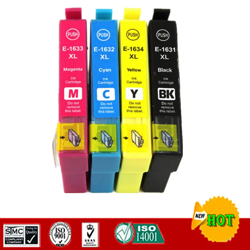 Совместимый чернильный картридж T1631 для картриджей Epson Φ WF 2010W 2510 2760 2630 2650 и т.