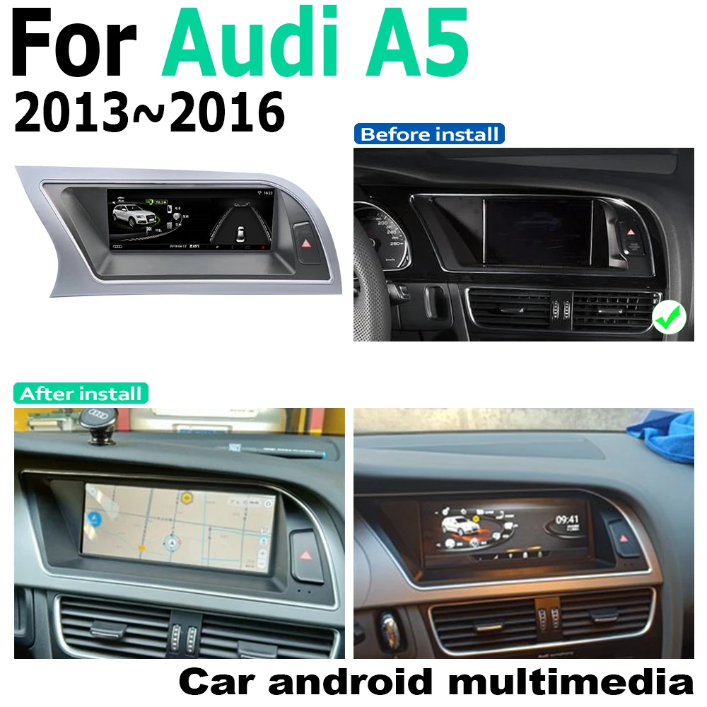 Автомобильный Android экран для Audi A5 8T 8F 2013 ~ 2016 MMI сенсорный дисплей gps навигация
