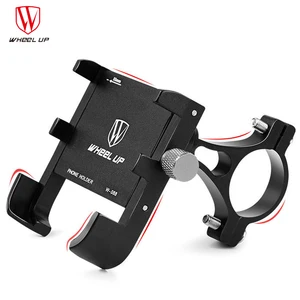wheel up bicycle mobile phone bracket mountain bike aluminum alloy bracket riding navigation bracket accessories adjustable free global shipping
