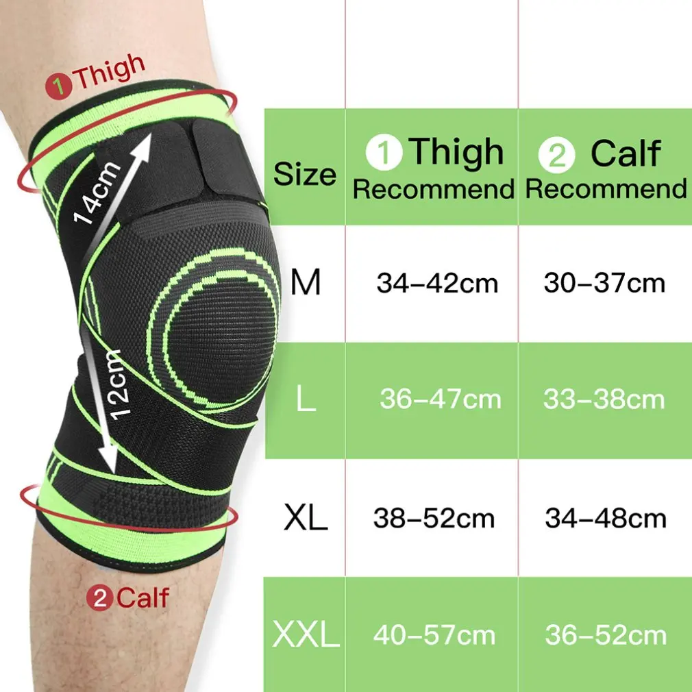 

1 Pack Of Warm Knitted Sports Knee Pad For Knee Compression Sleeve Support For Arthritis Injury Recovery Sports
