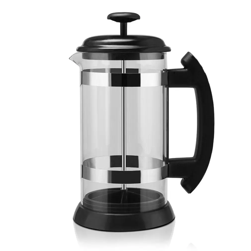 

1000ml Coffee Pot Manual French Press Pot Glass Stainless Steel Coffee/Tea Maker Filter Kettle Thermos Tool for Tea Filter Cup