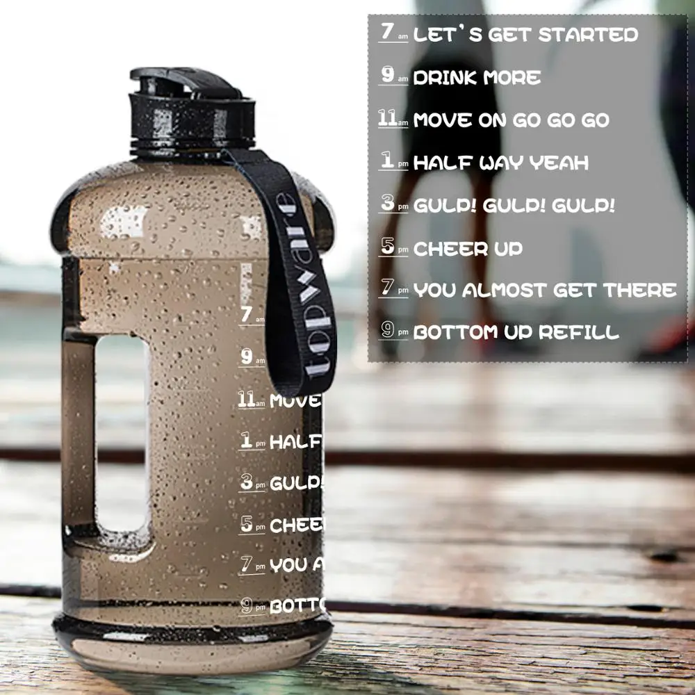 Бутылки для воды оптом с петлей переноски большой рот отлично подходит пеших