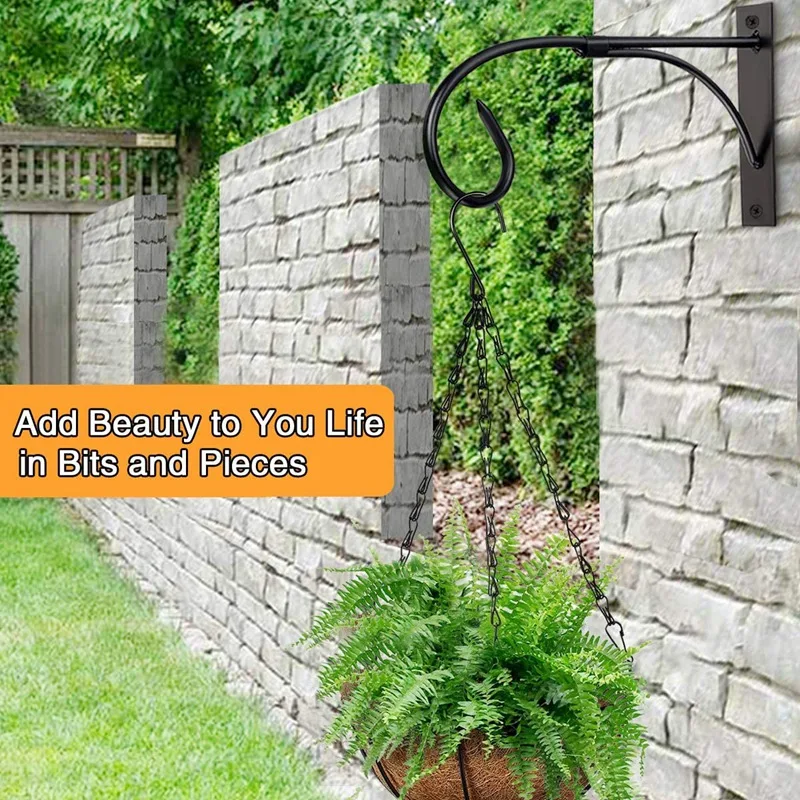 

Wall Hanging Plant Hanging Bracket Hanging Plant Hooks, Heavy Country Decorative Metal Plant Hooks