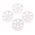 4 шт. белые колеса + 4 шт. черные Шины аксессуары для радиоуправляемых моделей автомобилей WLtoys K969 K989 P929 128