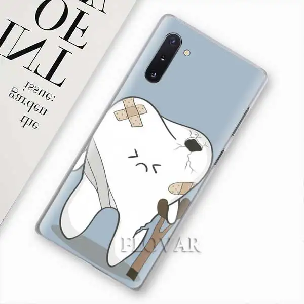 002 Dentist Teeth Tooth Phone Cases for Samsung Galaxy Note 10 S10 Plus 5G S10e A30 A40 A50 A60 A70 M40 Hard Cover Coque - Цвет: 002