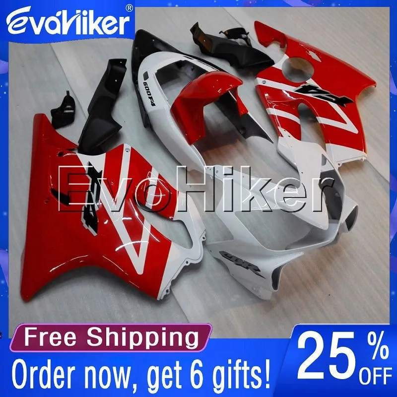 

Изготовленные на заказ Обтекатели для мотоциклов CBR600F4i 2004-2007, пластиковая крышка под давлением для мотоциклов красного и белого цвета + пода...