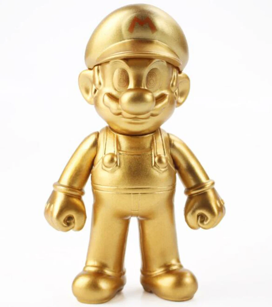 mario gold 10 шт./партия, милая 15 видов стилей фигурка Супер Марио, братья Одиссея, каппи Марио, Луиджи, валуиджи, Варио, 12,5 см, ПВХ модель, розничная - Цвет: mario gold
