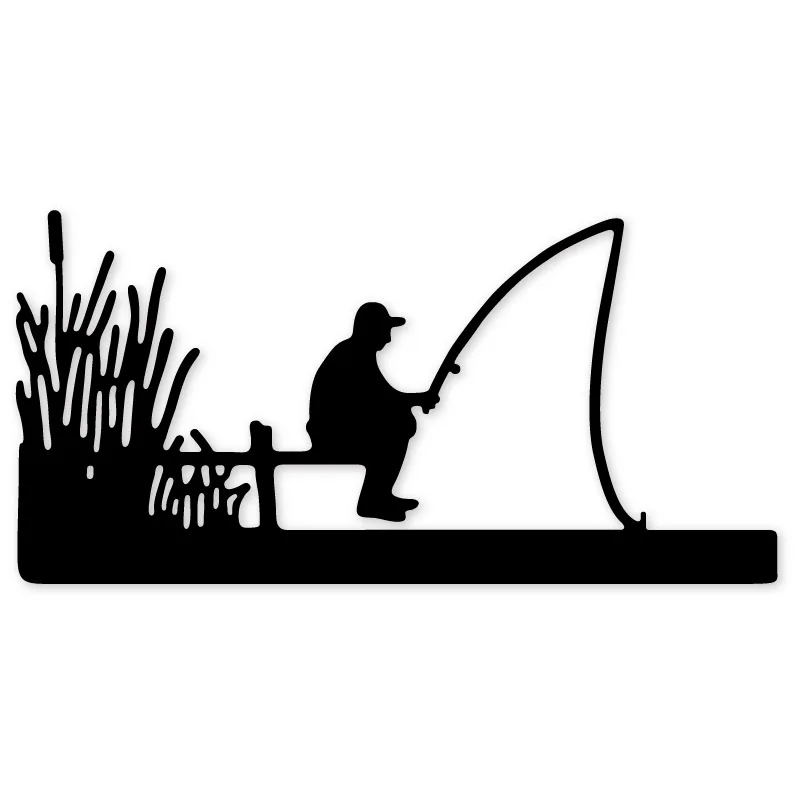 

63*128mm Fishing boy Decorative Cards Metal Cutting Dies Stencil for DIY Scrapbooking Album Embossing Paper Cards